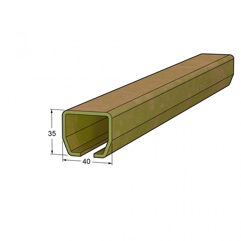 RAIL H23 40x35mm ADJUSTABLE-SLIDING SHEETS ( UP TO 170KG )